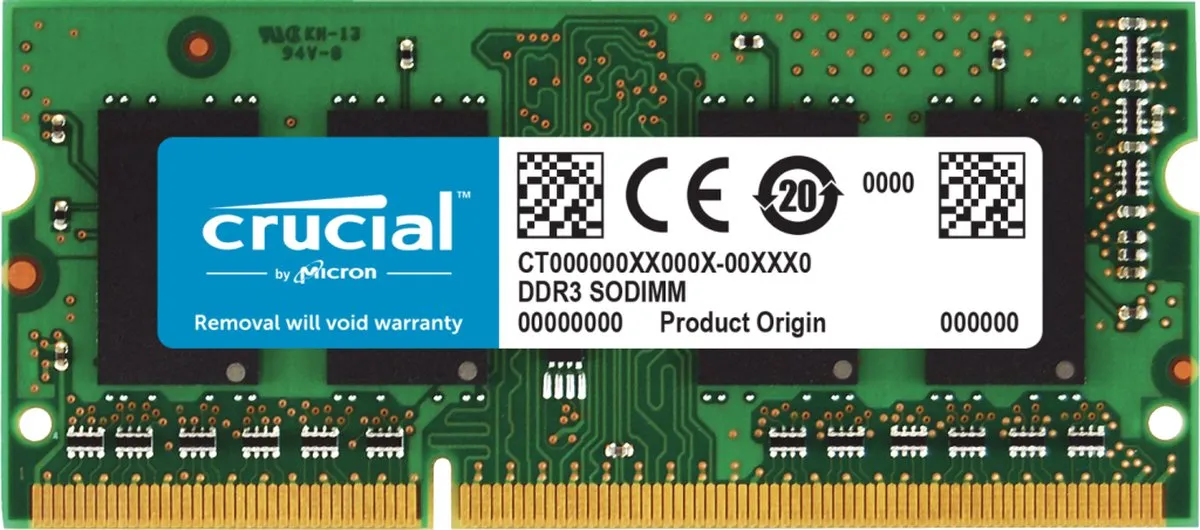 Crucial 4GB DDR3L SODIMM 1600MHz CT51264BF160BJ