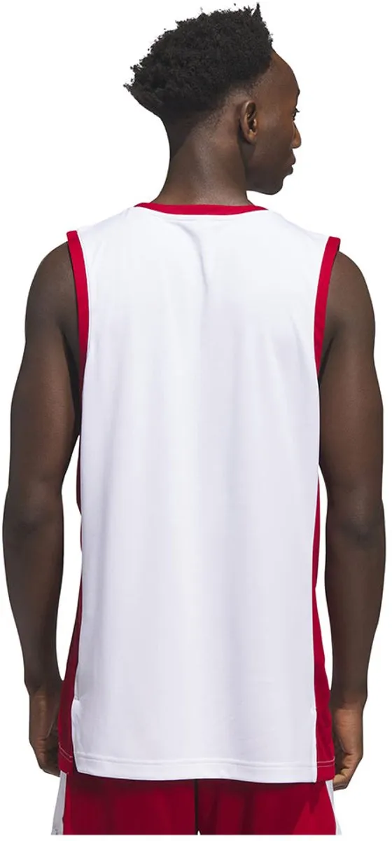 Adidas 3g Speed Reversible Mouwloos T-shirt - S - Wit