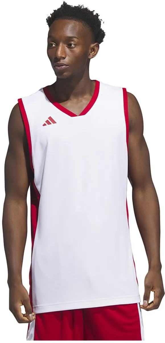 Adidas 3g Speed Reversible Mouwloos T-shirt - S - Wit