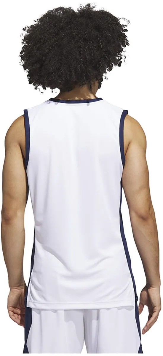 Adidas 3g Speed Reversible Mouwloos T-shirt - S - Wit