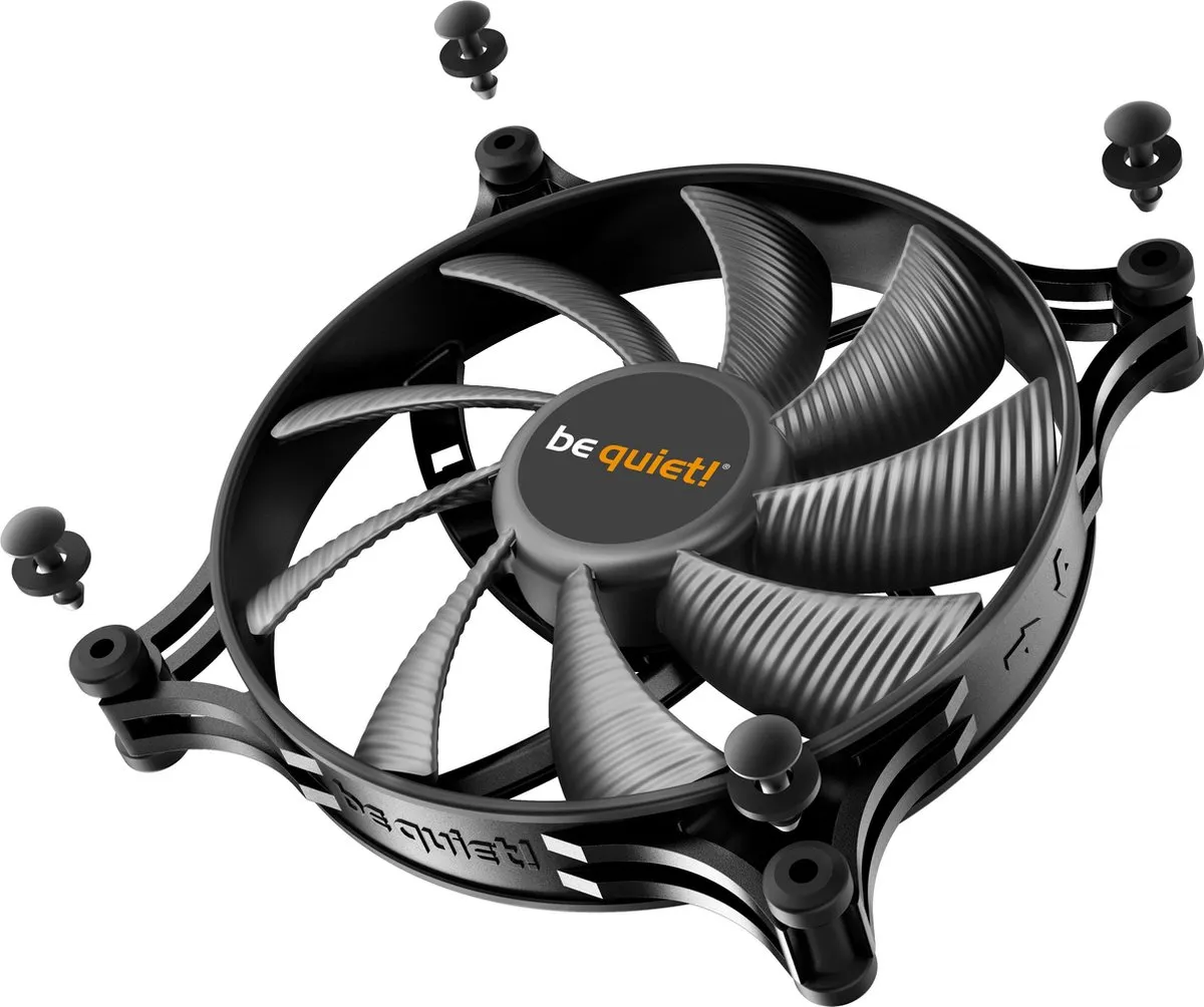 be quiet! Shadow Wings 2 BL087 Ventilator 140mm - Zwart