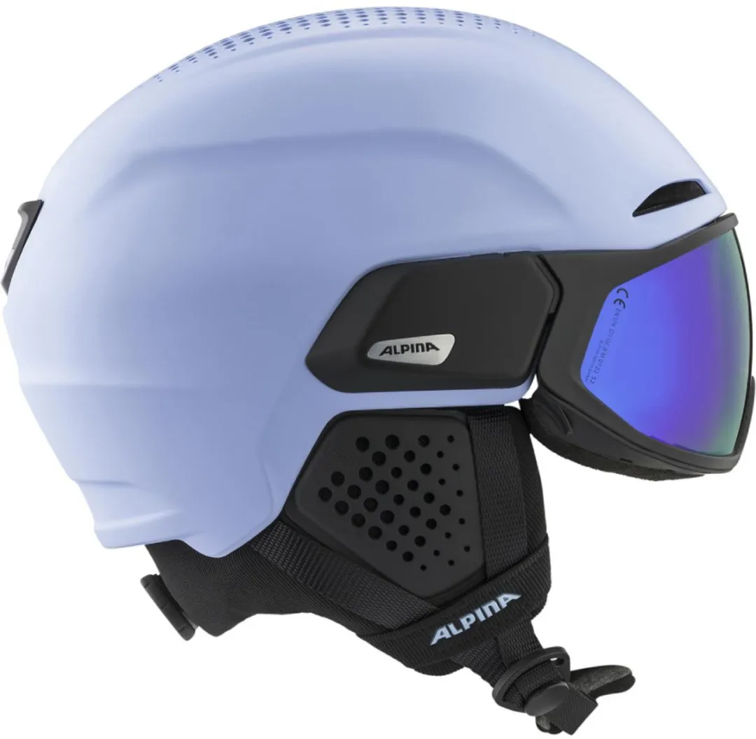 Alpina Alto Q-Lite Skihelm M - Paars