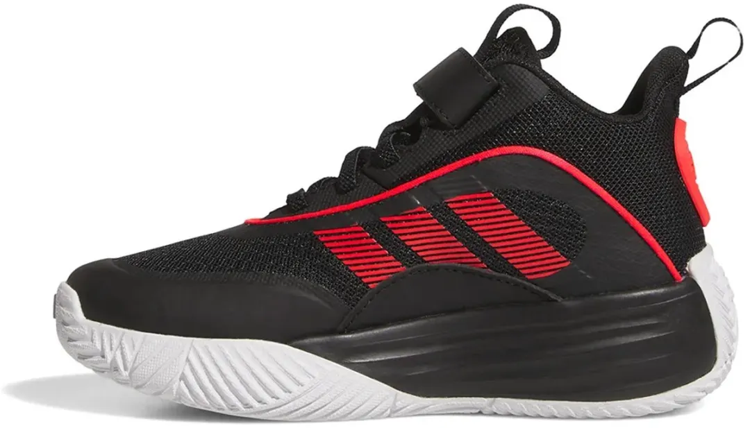 adidas Ownthegame 3.0 Basketbalschoenen - Maat 30 - Zwart/Rood/Wit