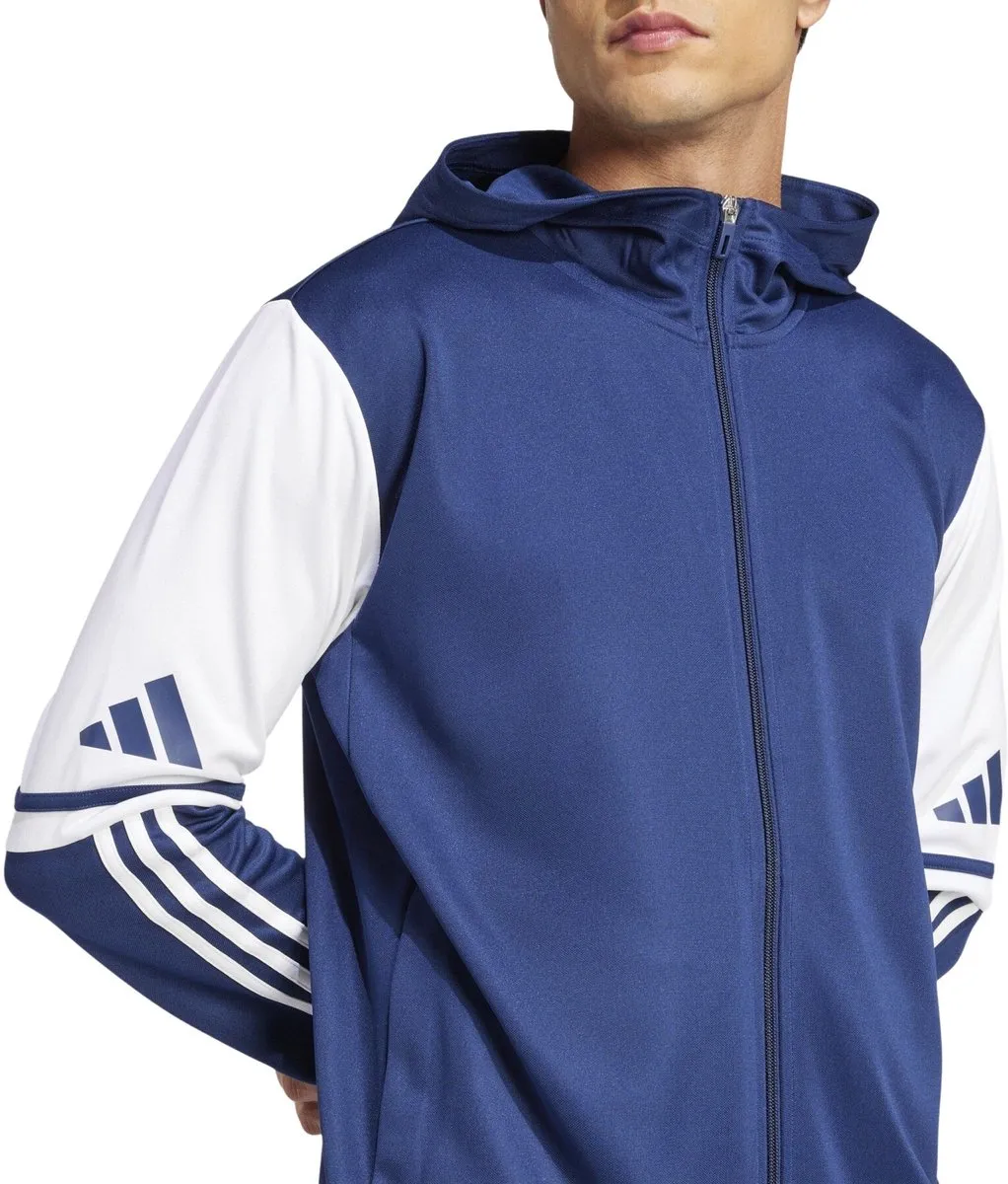 Adidas Squadra 25 Hooded Trainingsjas Heren - XL - Navy/Wit