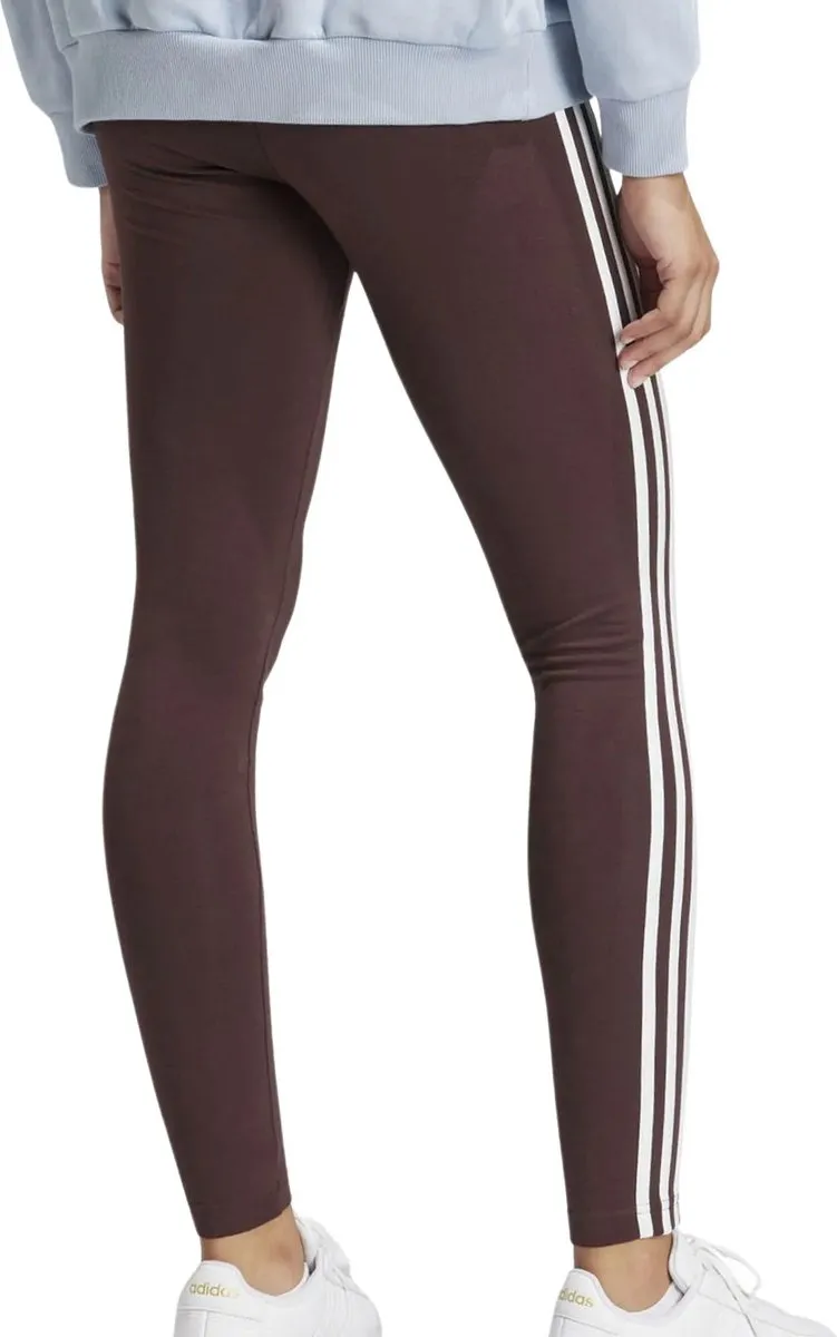 adidas 3-Stripes Legging Dames XS - Lichtgroen/Wit