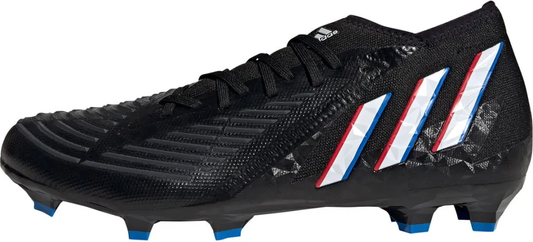 adidas Predator Edge.2 Sportschoenen GW2271 - 41 1/3 - FG - Zwart/Wit/Blauw/Rood