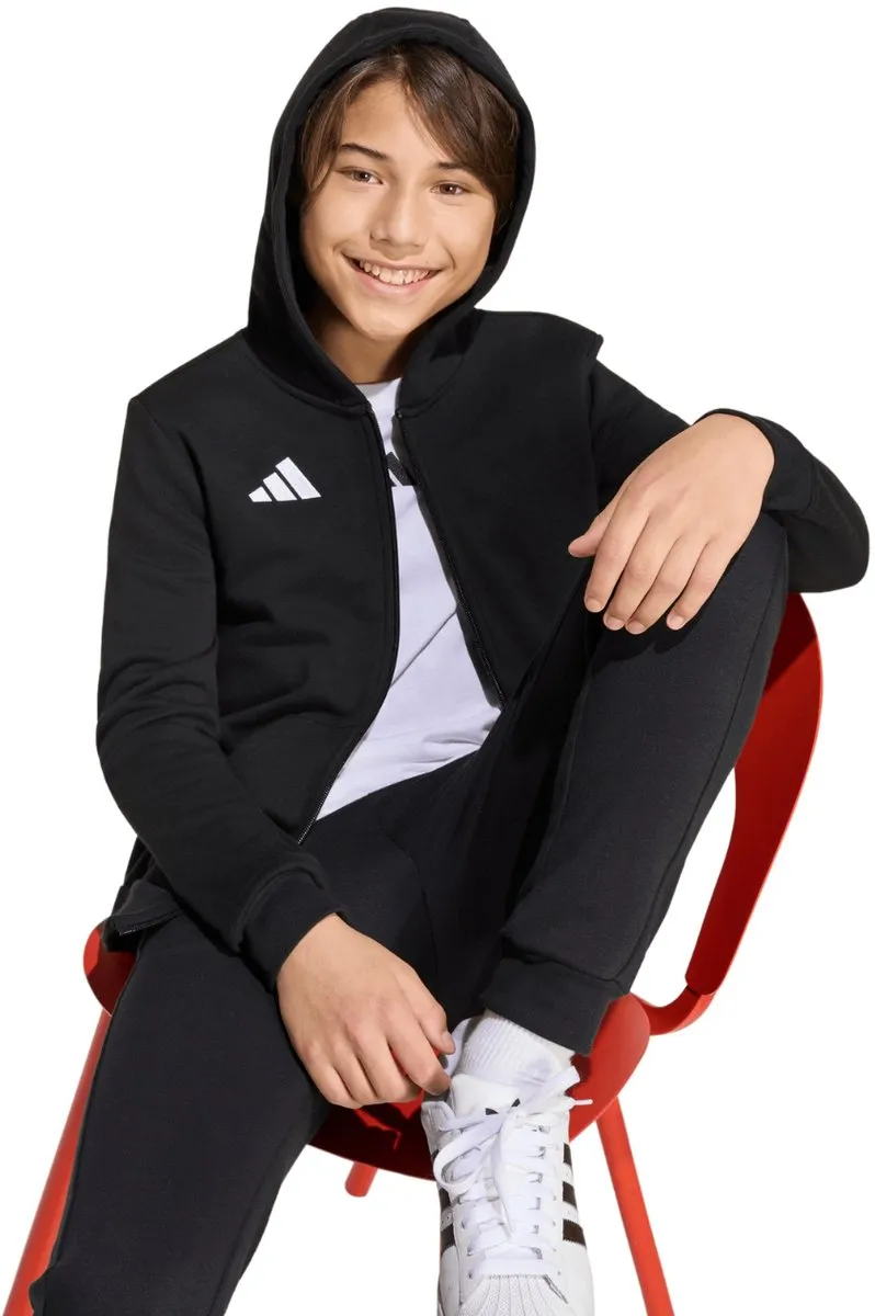 Adidas Entrada 26 Hoodie Kinderen - Zwart - 116cm