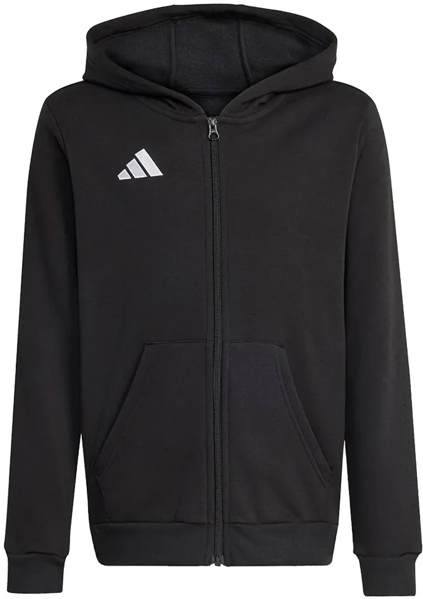 Adidas Entrada 26 Hoodie Kinderen - Zwart - 116cm