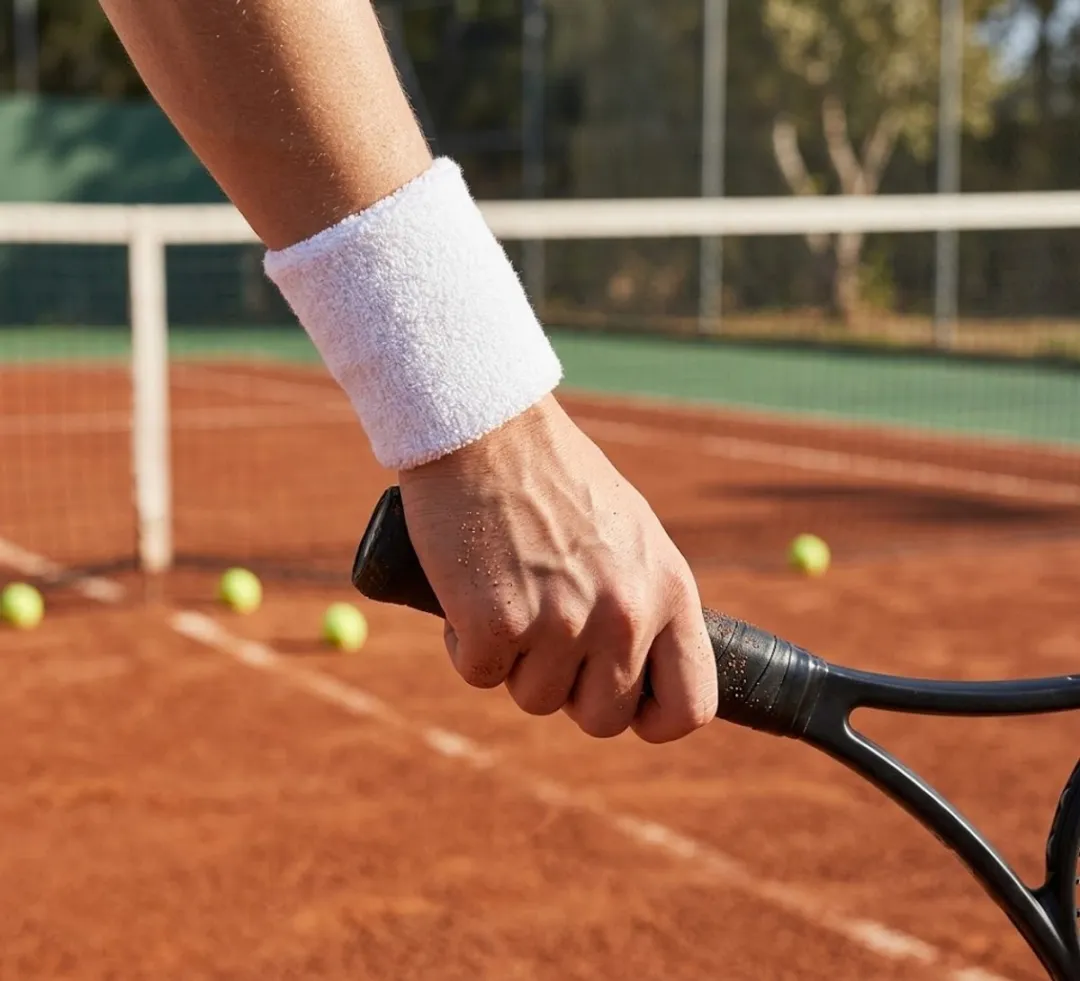 NUVEX Sport Polsband Set - 3 Stuks - Zwart/Wit/Rood