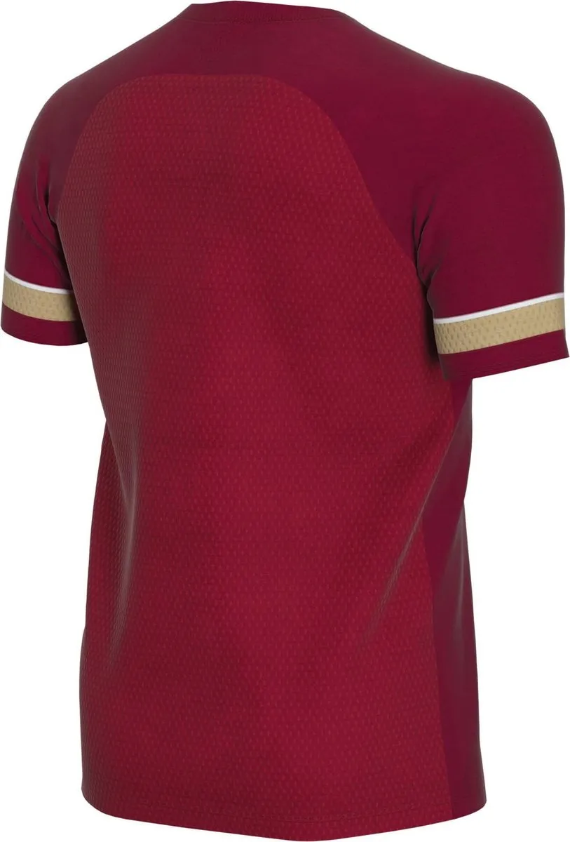 Nike Dri-FIT Academy Sportshirt CW6103-677 - Maat 152 - Donkerrood/Goud