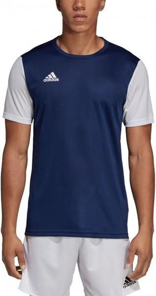 adidas Estro 19 Sportshirt DP3232 - XXL - Donkerblauw/Wit