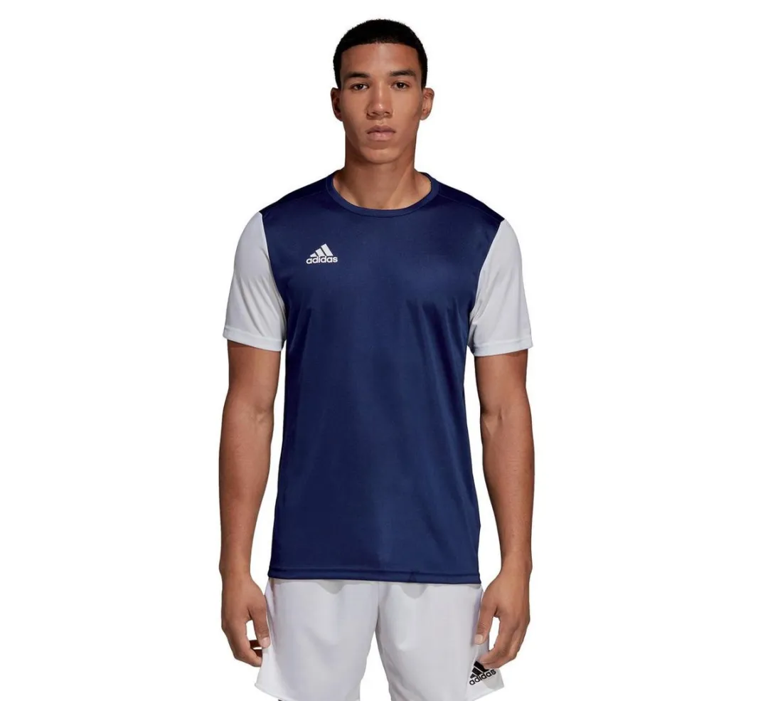 adidas Estro 19 Sportshirt DP3232 - XXL - Donkerblauw/Wit