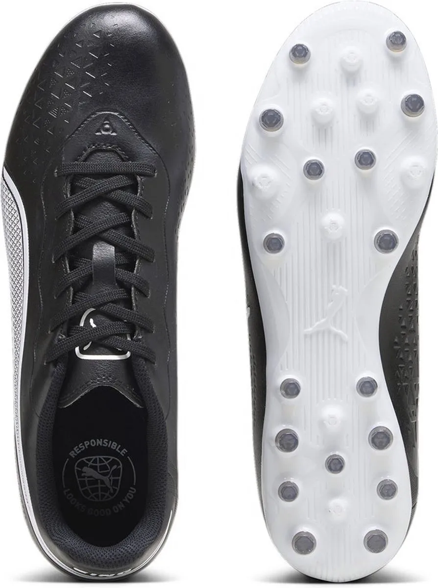 PUMA King Match Mg Voetbalschoenen 43 - Zwart