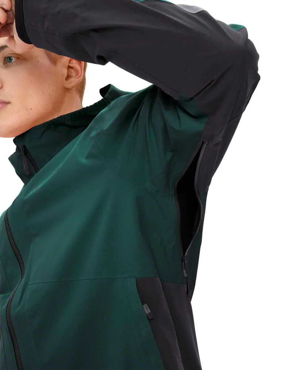 Vaude Men's Moab Pro Rain Jacket - Regenjas S - Deep Pond - afbeelding 6 van 6