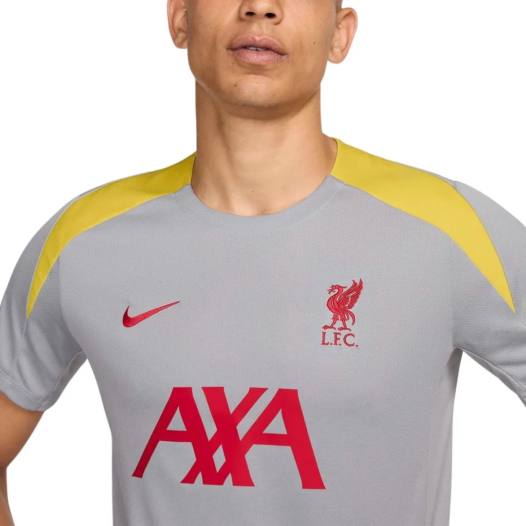 Nike Liverpool FC Strike 3e Shirt Heren - Maat L - Grijs/Rood/Geel