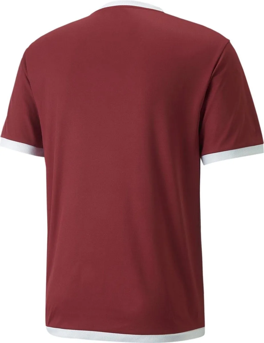 PUMA Teamliga Heren Shirt Korte Mouw - Bordeaux M