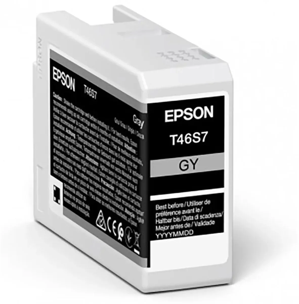 Epson C13T46S700 Inktcartridge - 25ml - Zwart/Grijs