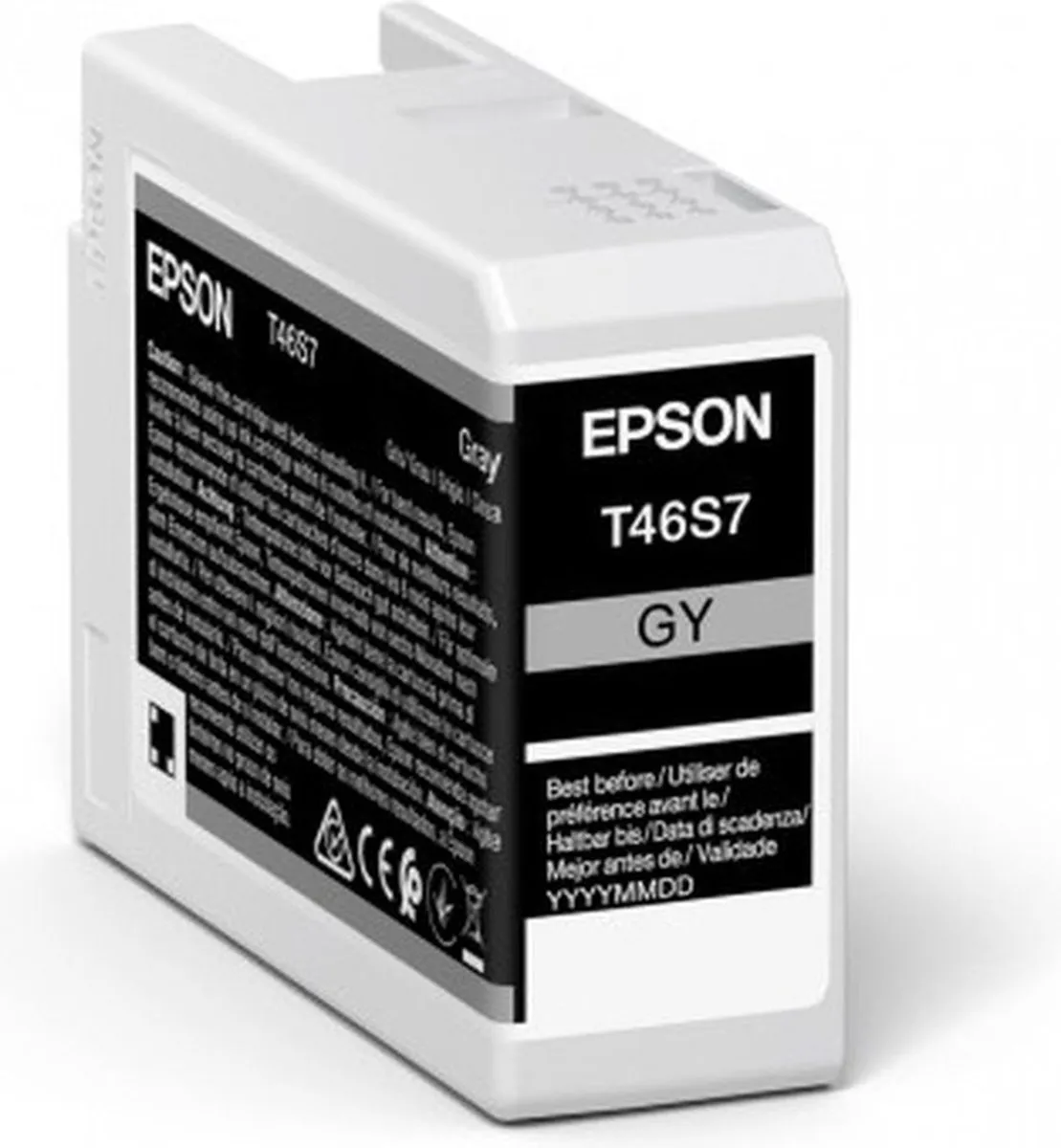 Epson C13T46S700 Inktcartridge - 25ml - Zwart/Grijs