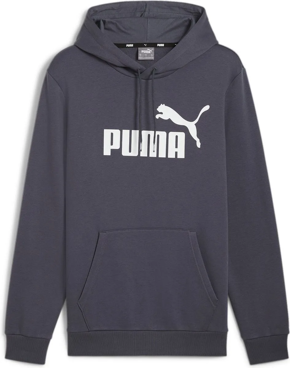 PUMA ESS Big Logo Hoodie FL - Trui Heren - Galactic Gray - Maat M