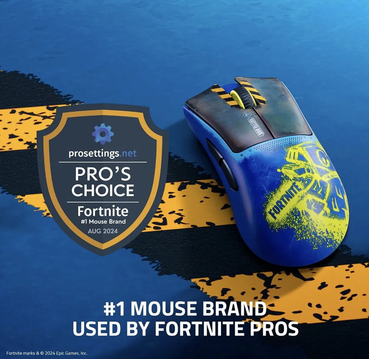 Razer DeathAdder V3 Pro Fortnite Edition - Meerkleurig - afbeelding 6 van 6