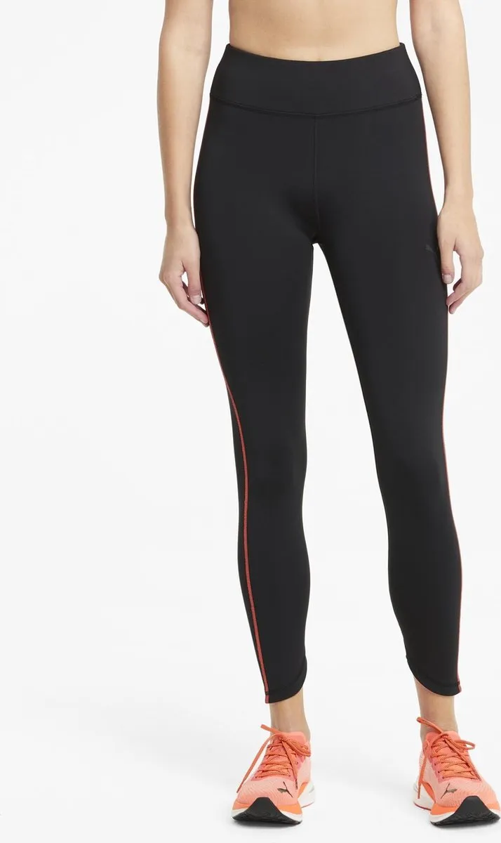 PUMA Run Launch Regular Rise 7/8 Sportlegging M - Zwart