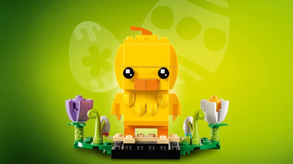 LEGO BrickHeadz Paaskuiken 40350 - 120 Stukken - Geel