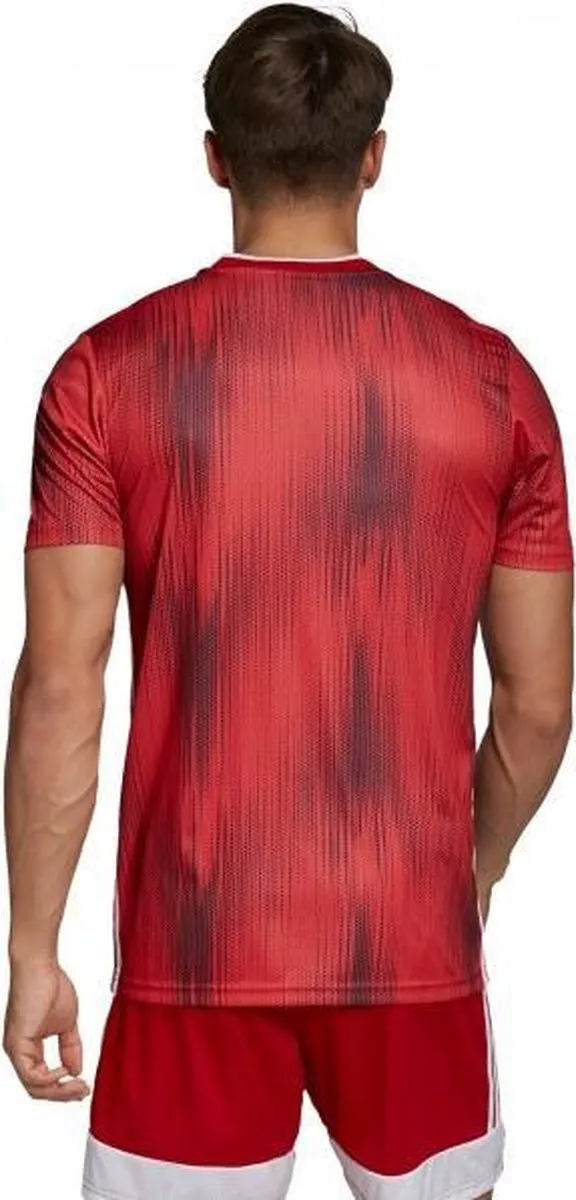 adidas Sportshirt DP3531 - Maat L - Rood/Wit