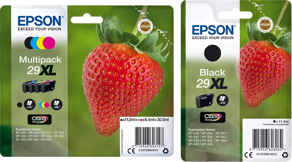 Epson 29XL Multipak Inktcartridges