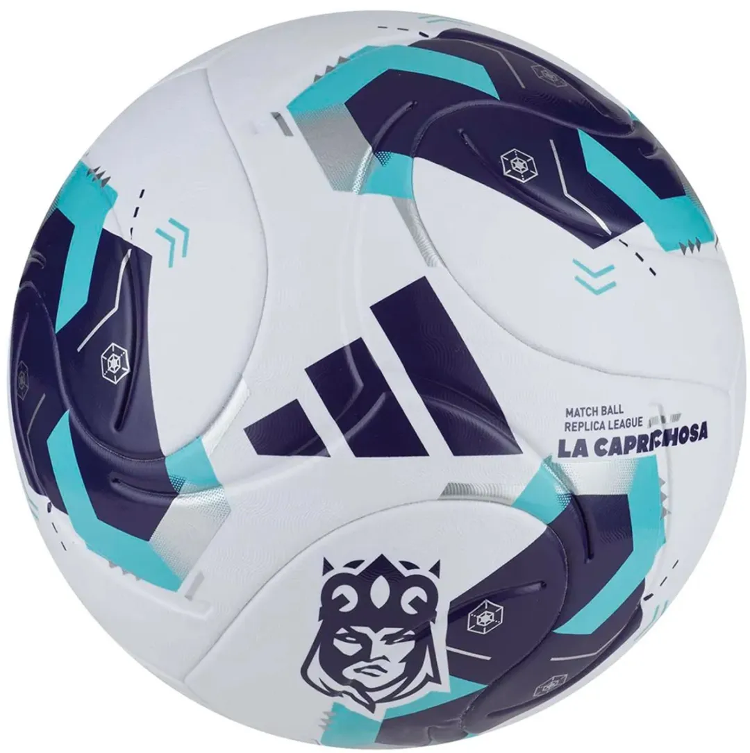 Adidas Queens League Voetbal - Maat 5 - Wit/Paars/Blauwgroen