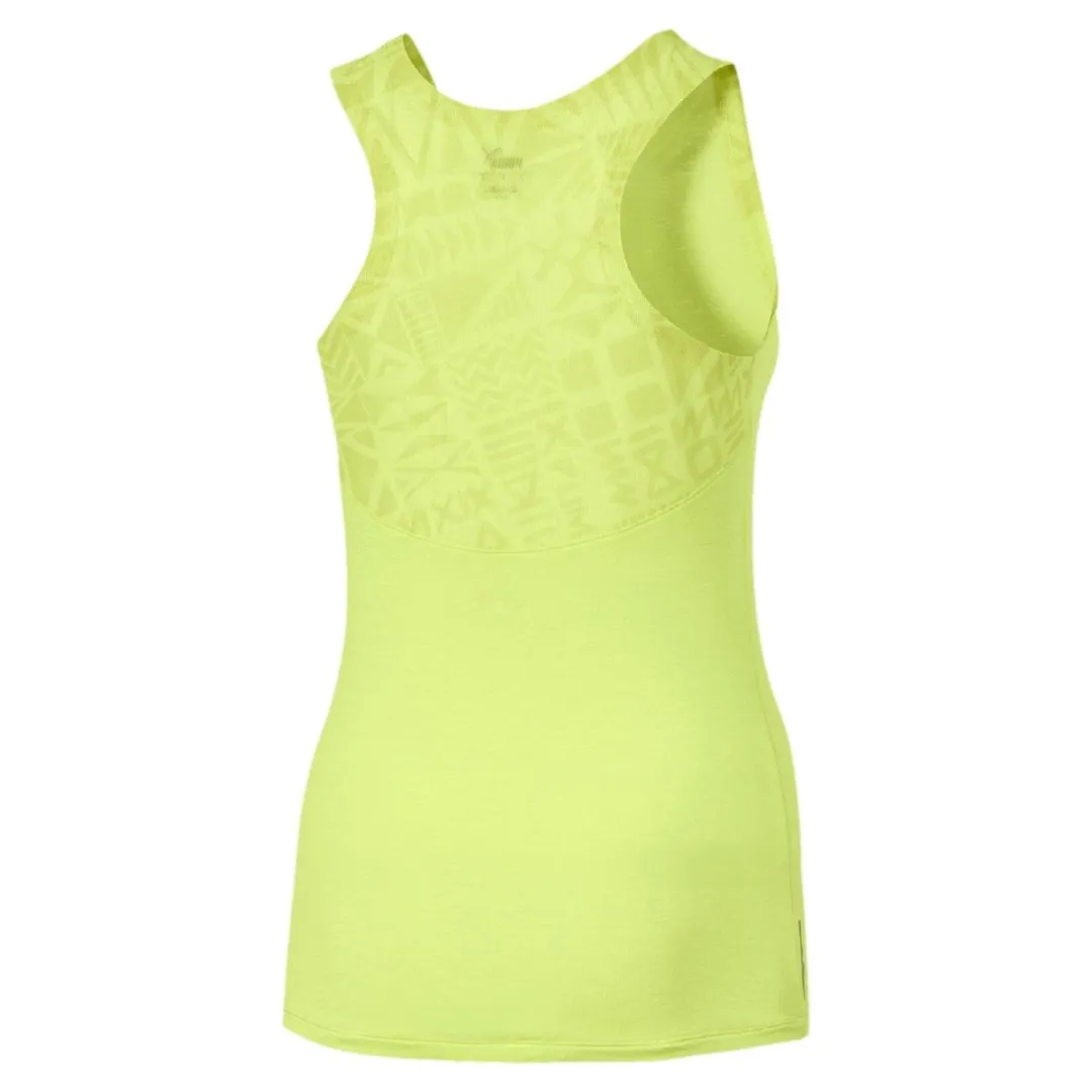 PUMA Studio Graphic Mesh Tanktop - Sunny Lime