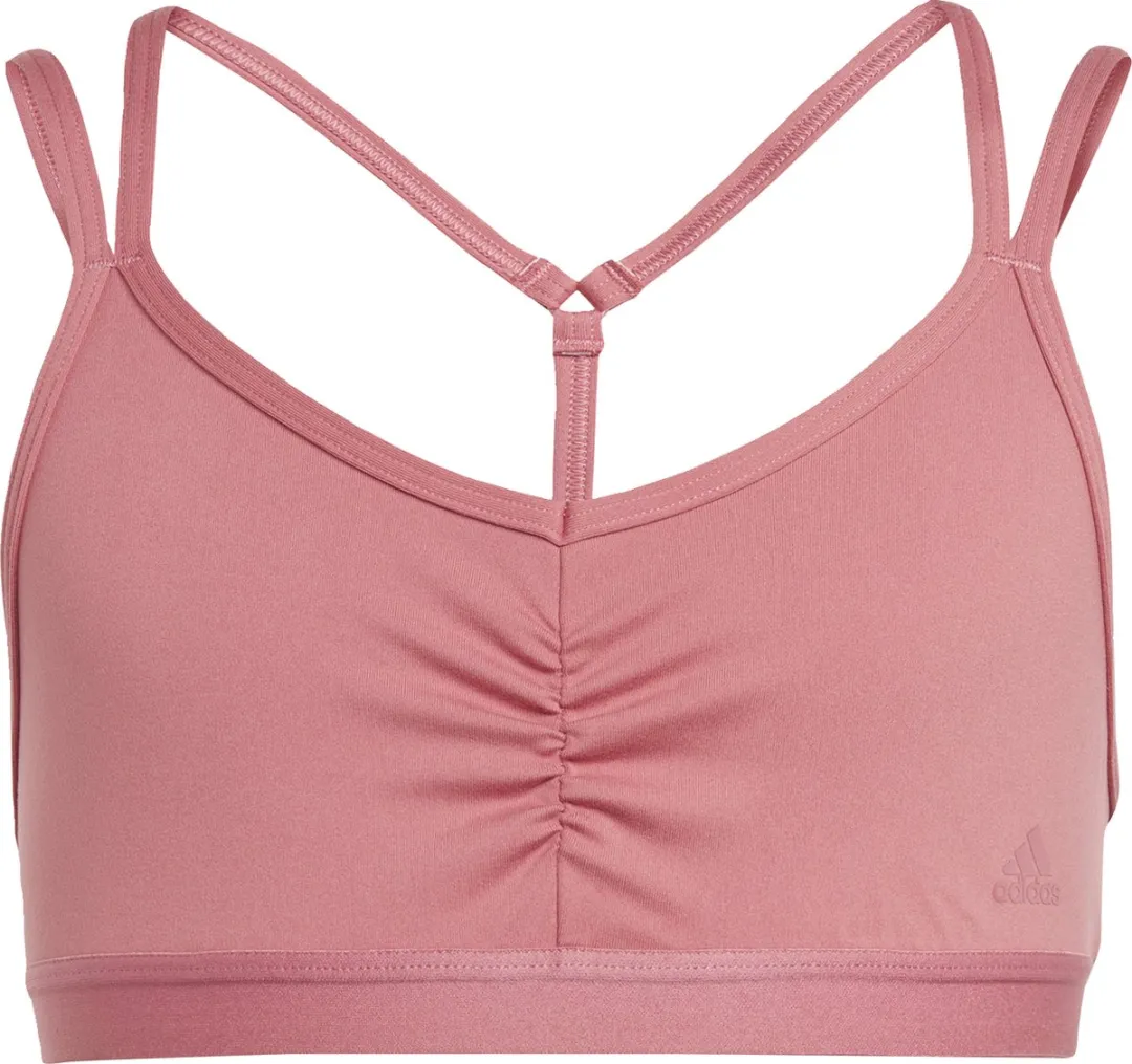adidas AEROREADY Yoga Sportbeha - Kinderen 164 Roze