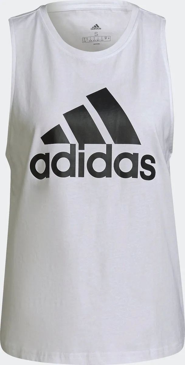 adidas Sportswear Essentials Big Logo Tanktop H10199 - Wit M