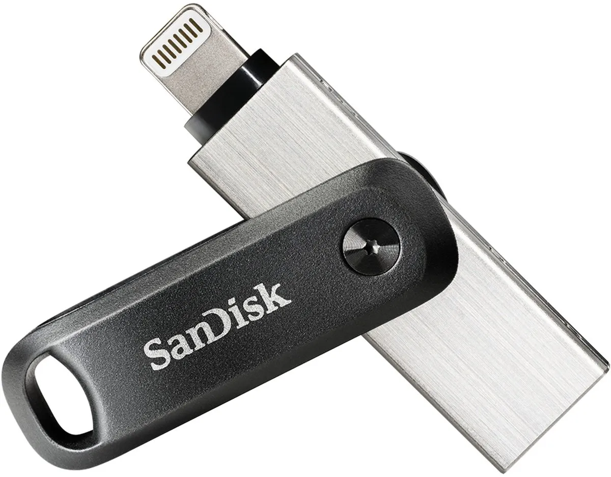 SanDisk iXpand Flash Drive Go SDIX60N-128G-GN6NE - 128GB - Zwart