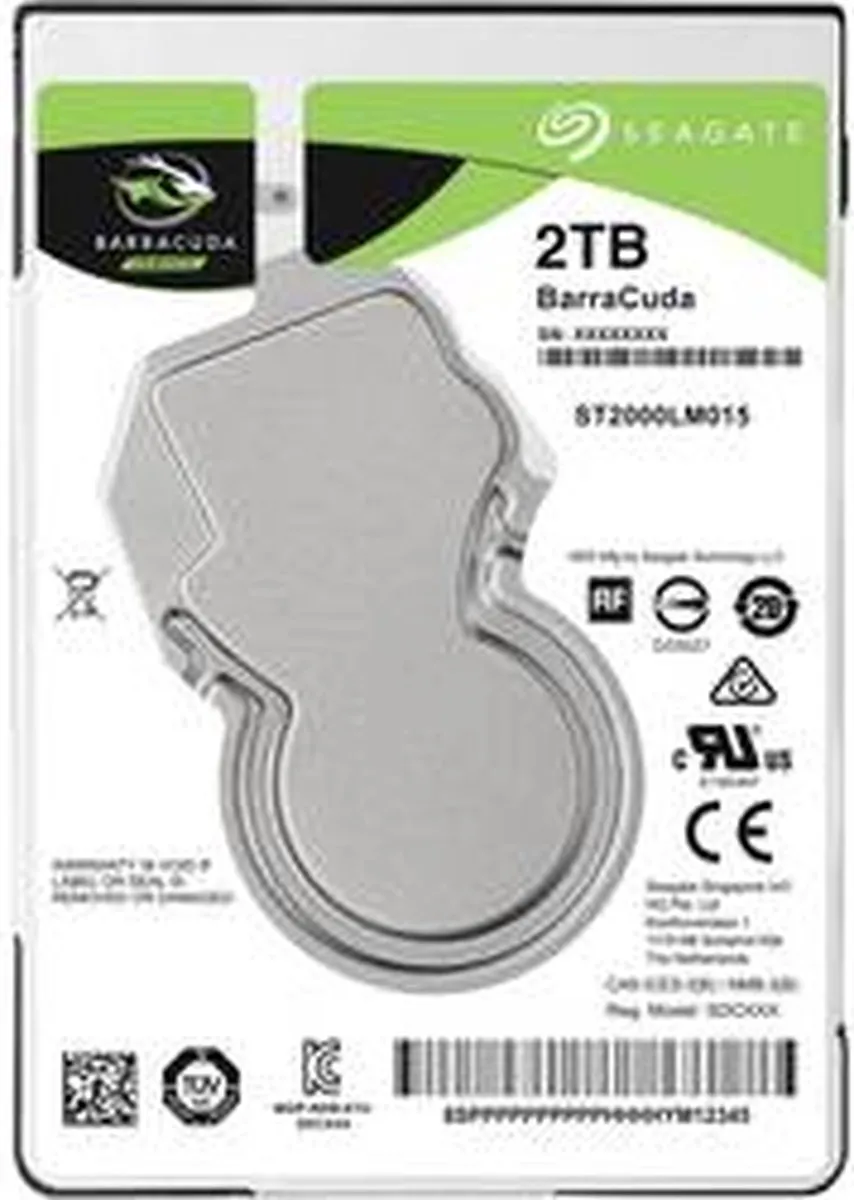 Seagate BarraCuda ST2000LM015 Interne HDD 2TB