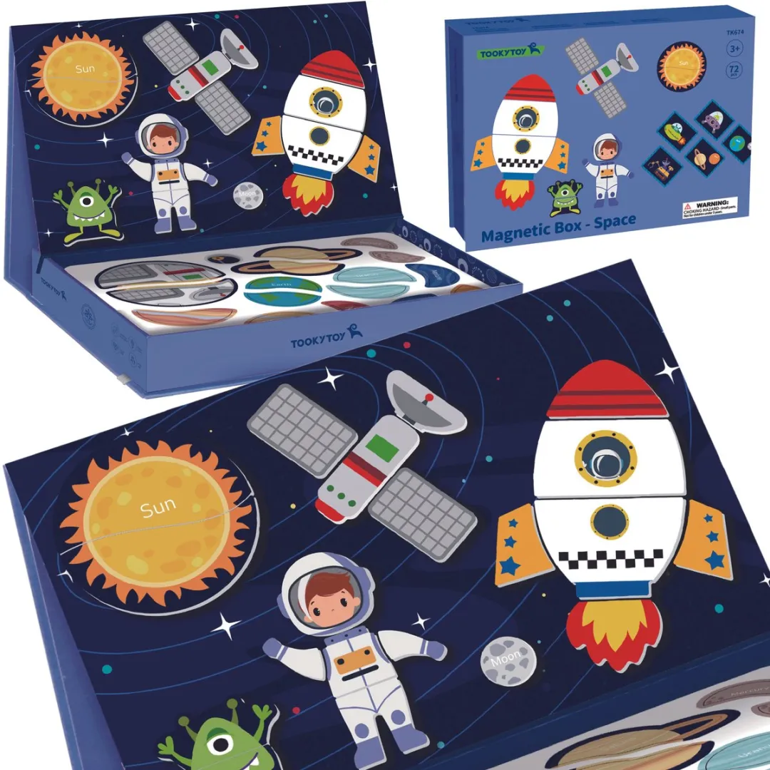 Tooky Toy Magnetische Ruimtepuzzel UNI