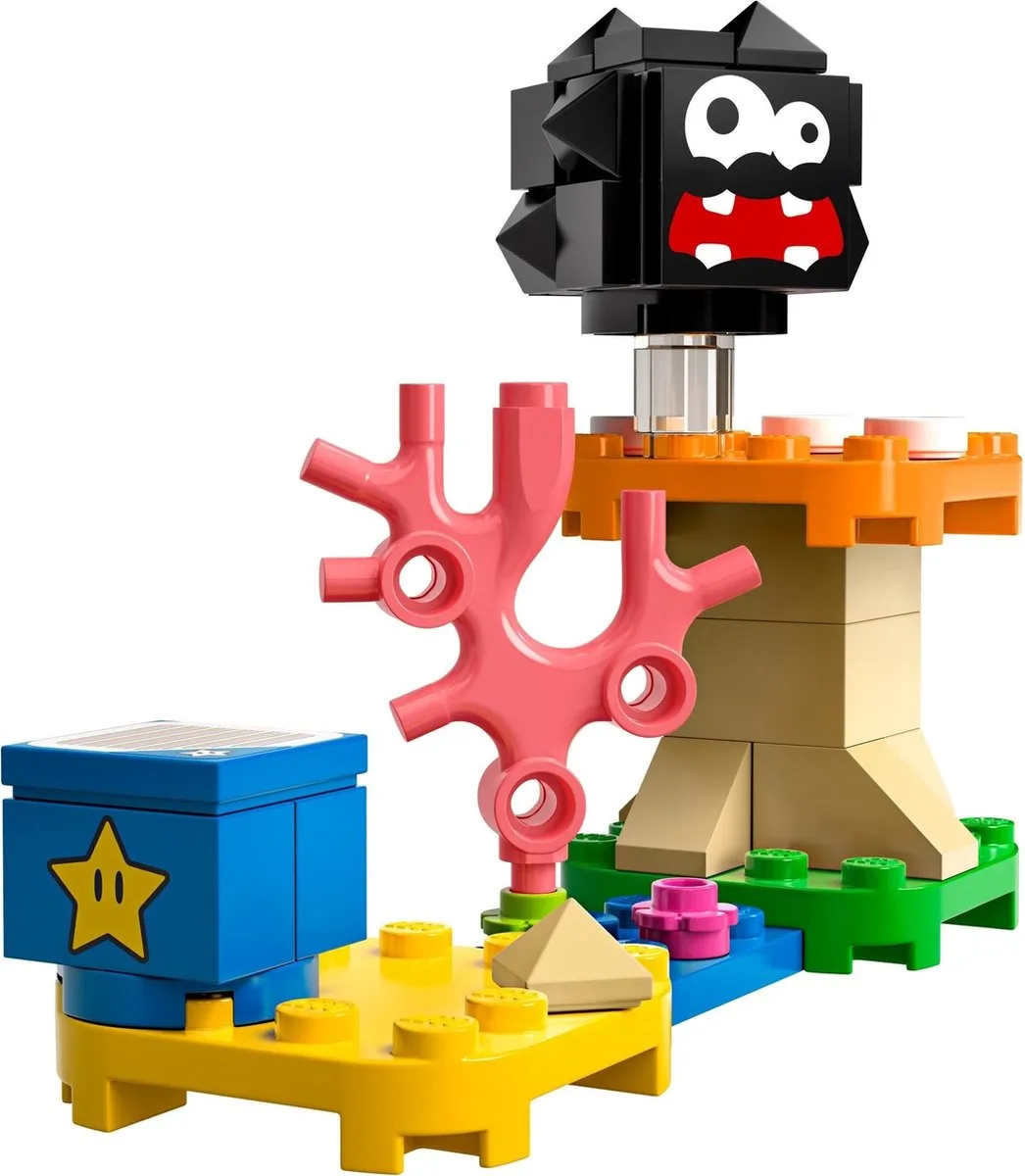 LEGO Super Mario 30389 Fuzzy en Paddenstoelplatform - 39 Stukken