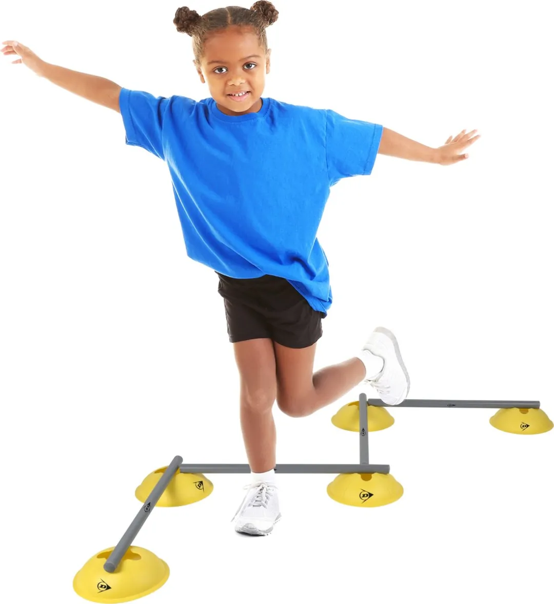 Dunlop Fitness-set Horden 16-delig - Grijs/Geel/Zwart