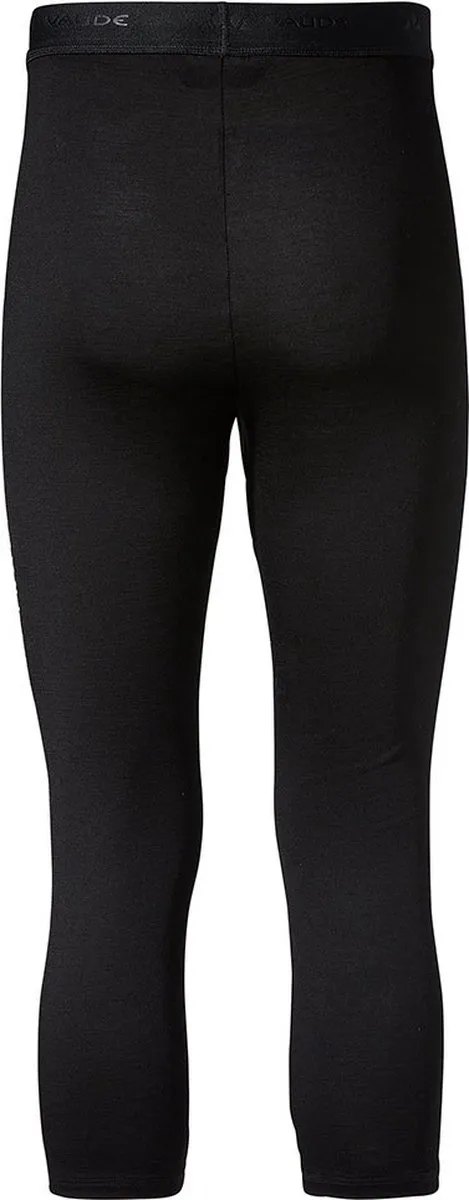 Vaude Monviso Wool 3/4 Leggings - 50 - Zwart