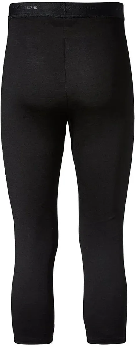 Vaude Monviso Wool 3/4 Leggings - 50 - Zwart