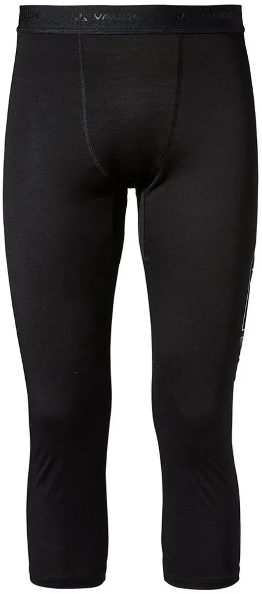 Vaude Monviso Wool 3/4 Leggings - 50 - Zwart