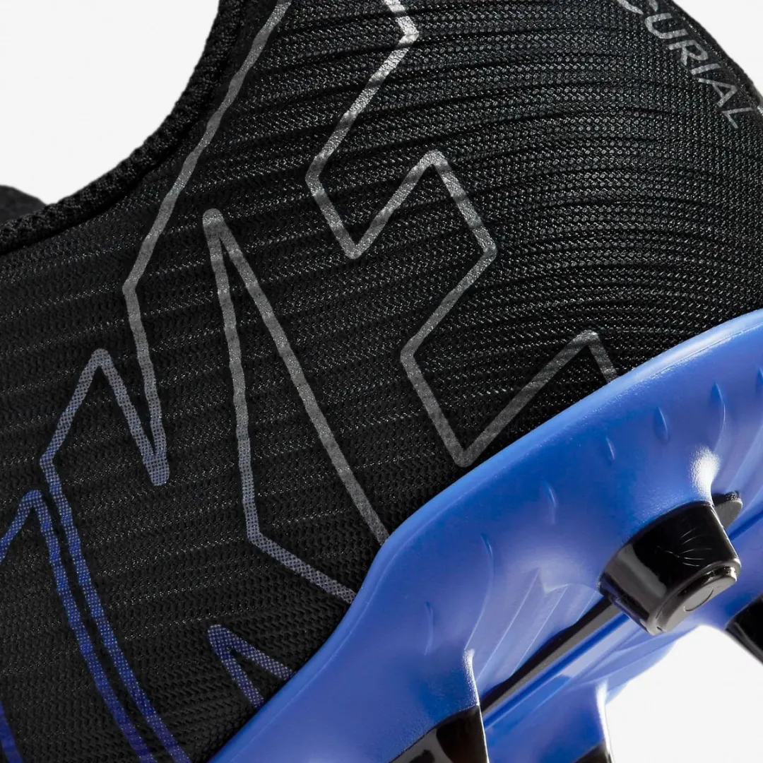 Nike Mercurial Vapor 15 FG/DJ5963-040 Voetbalschoenen - 42.5 - Zwart/Blauw