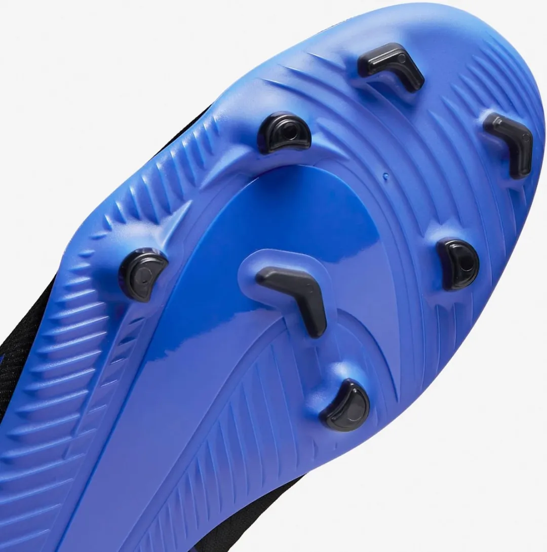 Nike Mercurial Vapor 15 FG/DJ5963-040 Voetbalschoenen - 42.5 - Zwart/Blauw