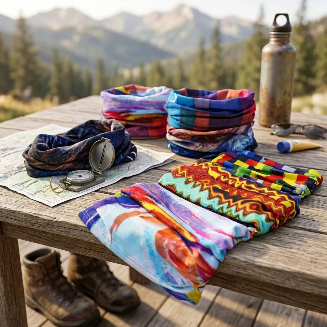 NuveX Multicolor Nekwarmer Set 6 Stuks - One Size