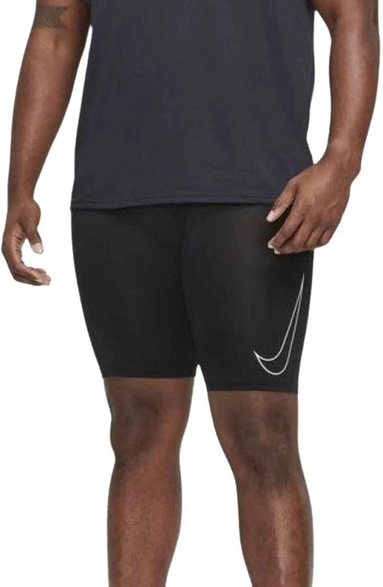 Nike Dri-FIT Short Long Heren - Maat S - Zwart