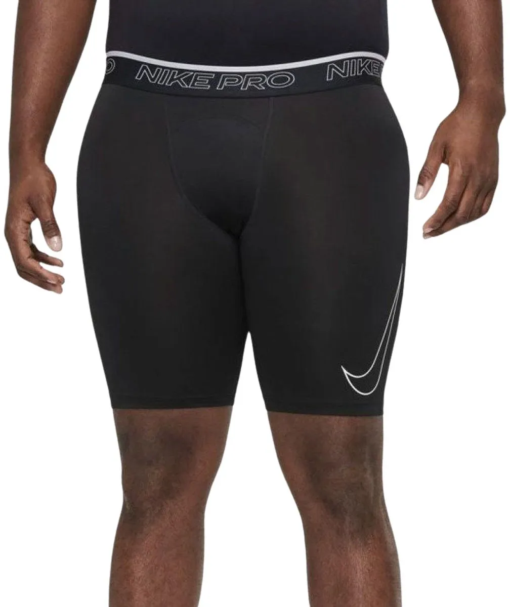 Nike Dri-FIT Short Long Heren - Maat S - Zwart