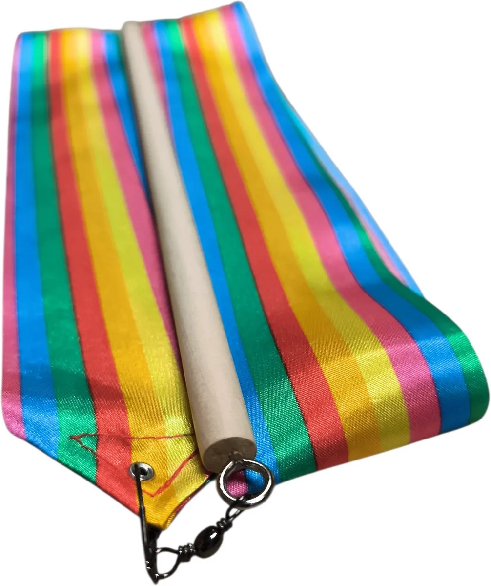 Jobber Toys Danslint Turnlint Hout 150cm Regenboog