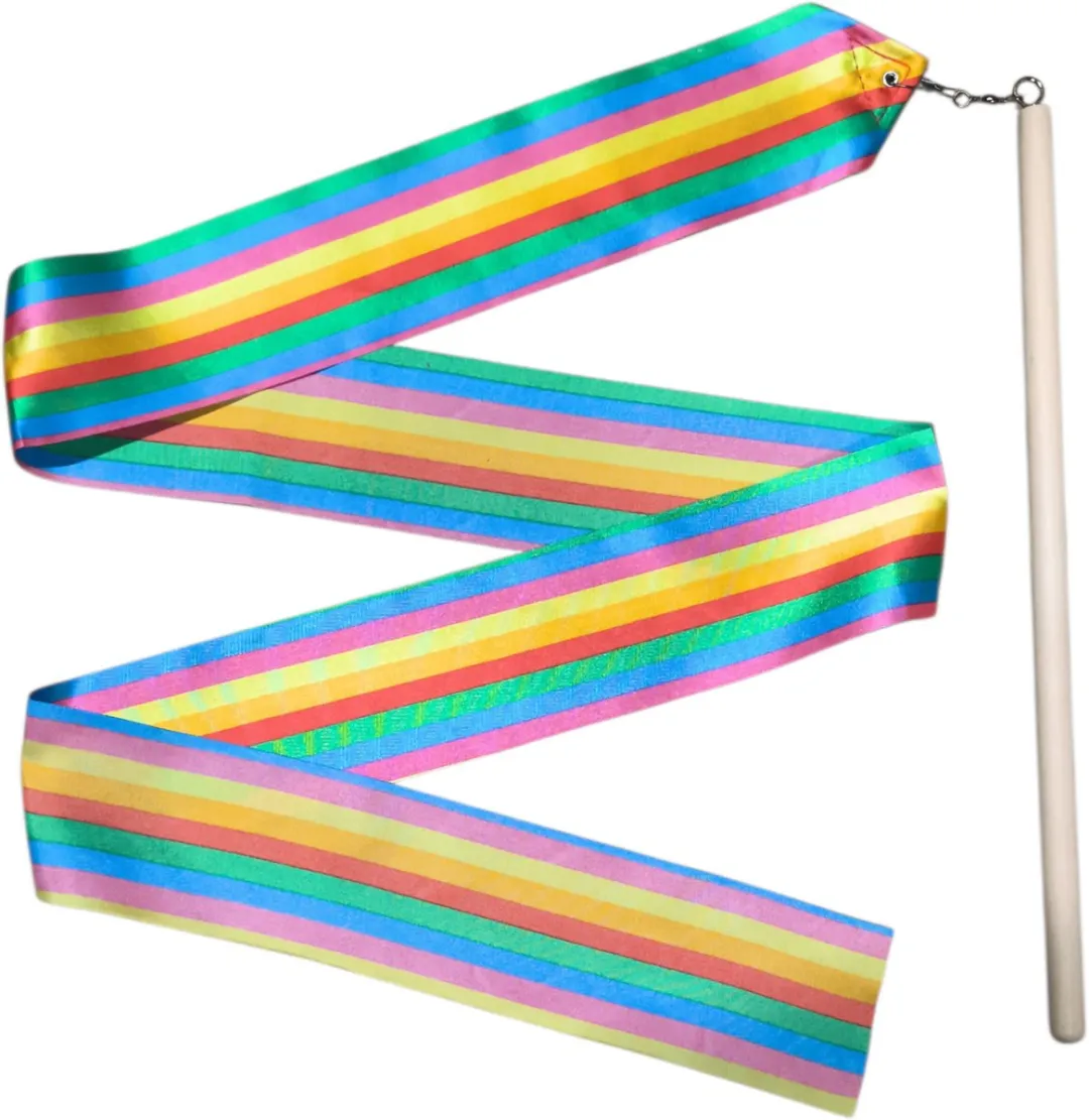 Jobber Toys Danslint Turnlint Hout 150cm Regenboog
