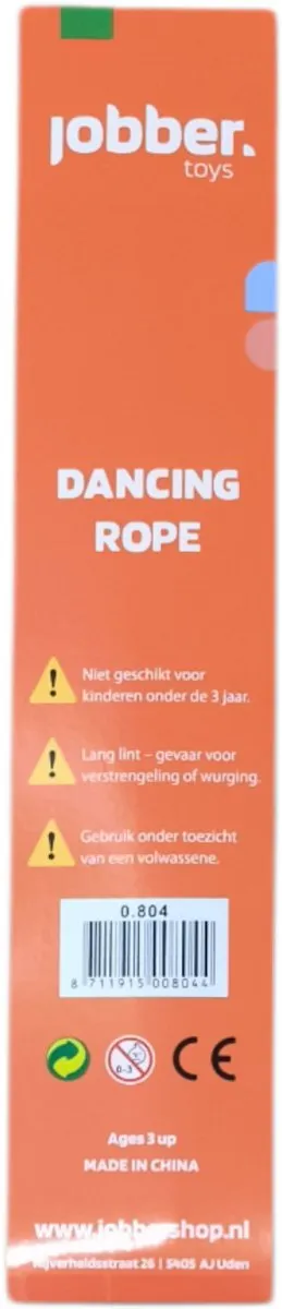 Jobber Toys Danslint Turnlint Hout 150cm Regenboog - afbeelding 6 van 6