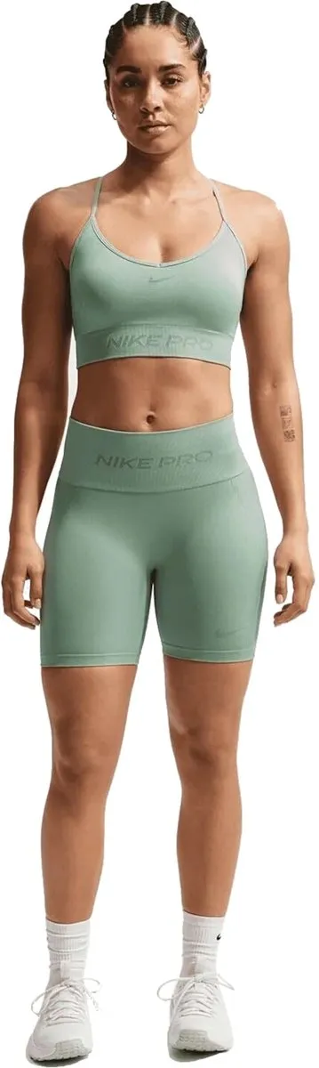 Nike Pro Seamless Sport-bh IB9843-006 - Zwart - Maat L