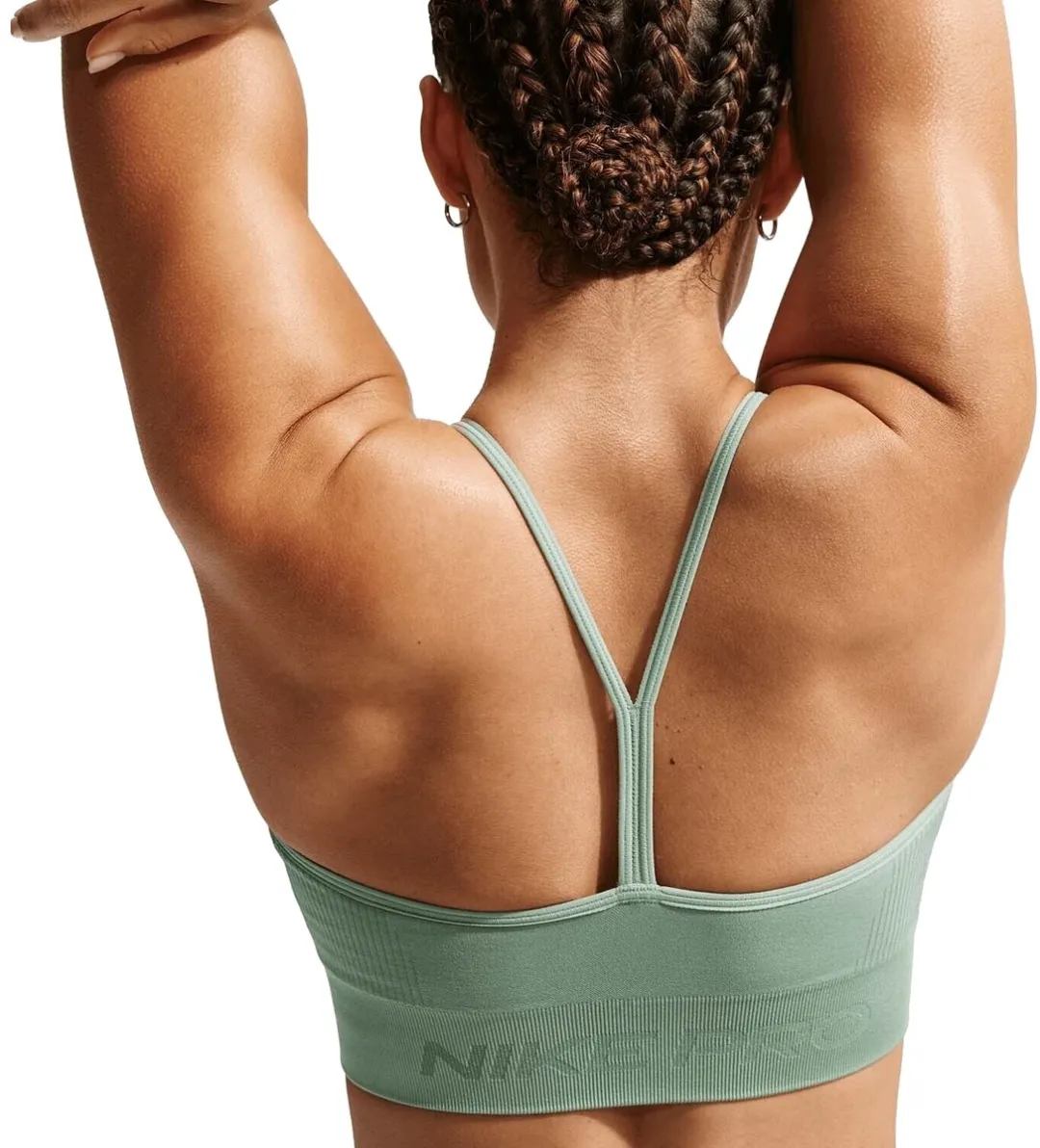 Nike Pro Seamless Sport-bh IB9843-006 - Zwart - Maat L